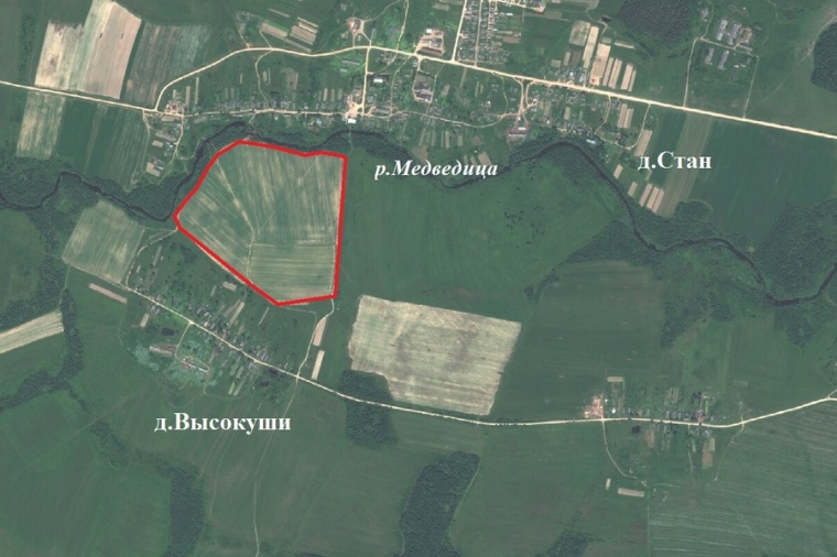 Земельный участок в поселок городского типа Калашниково