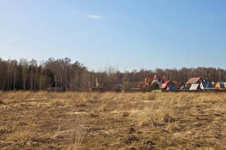 Земельный участок в деревне Семкино 