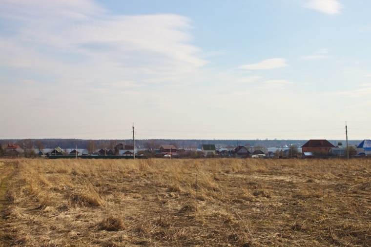 Земельный участок в деревне Семкино 