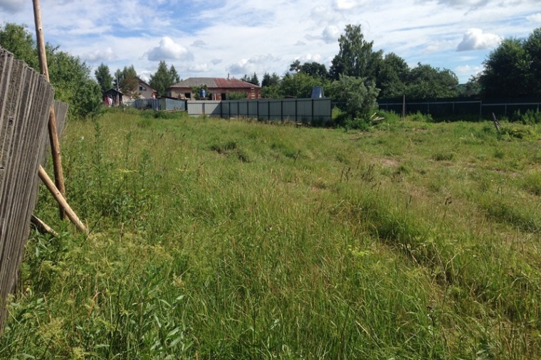 Земельный участок в деревне Зятьково 