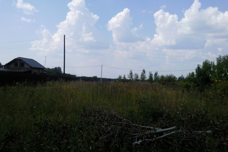 Земельный участок в деревне Новораково 