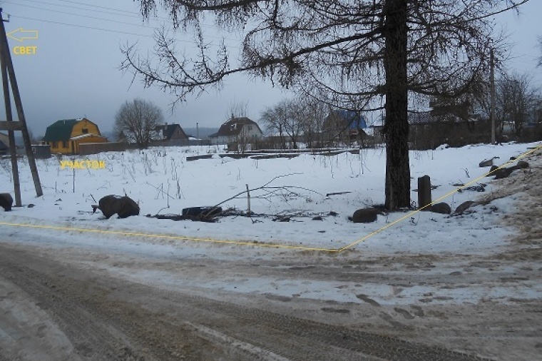 Земельный участок в деревне Корписалове 