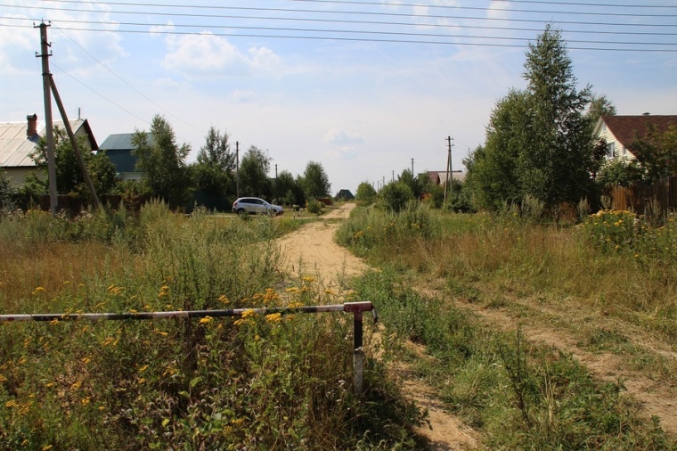 Земельный участок в деревне Романово 