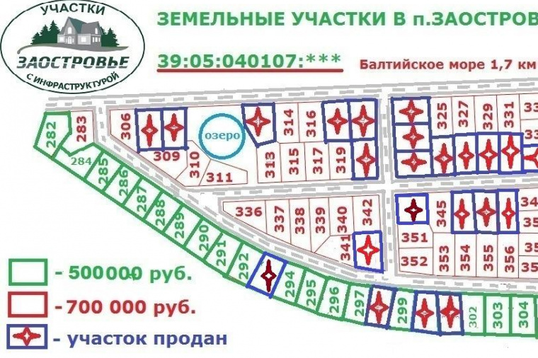 Земельный участок в городе Зеленоградске