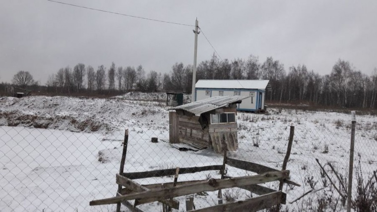 Земельный участок в деревне Клишине 