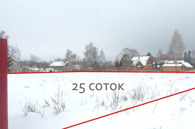 Земельный участок в деревне Котиково 